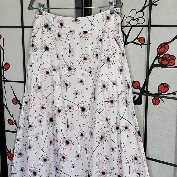 Love MOSCHINO Diasy/Hearts Cotton Maxi Skirt - Picture 3 of 11